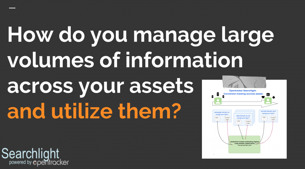 how do you manage large volume of information around your assets